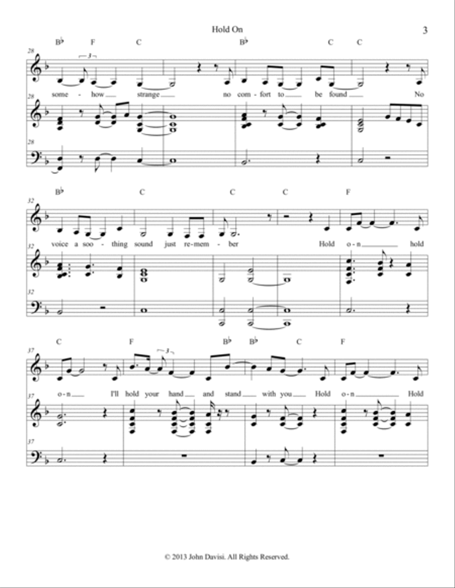 Hold On Voice scores gallery preview page 4