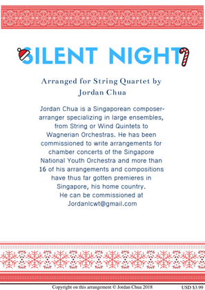 Silent Night for String Quartet