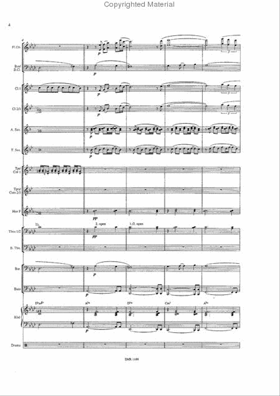 We've Only Just Begun Concert Band scores gallery preview page 4