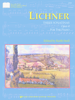 Book cover for Lichner: Three Sonatinas, Opus 4