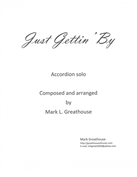 Just Gettin' By -- Accordion solo image number null