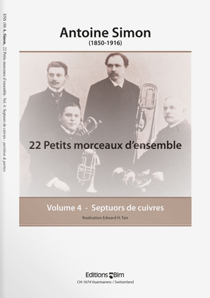 Book cover for 22 petits morceaux d’ensemble, vol. 4