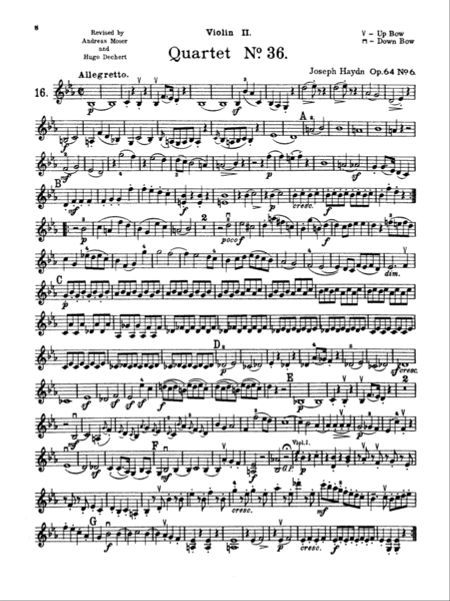 Thirty Celebrated String Quartets, Volume 2 String Quartet scores gallery preview page 8