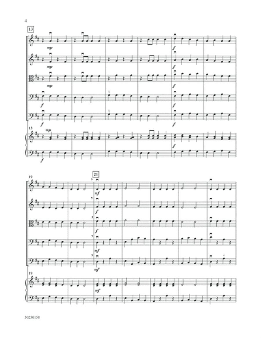 Folk Song Feast Folk Song Feast String Orchestra scores gallery preview page 4