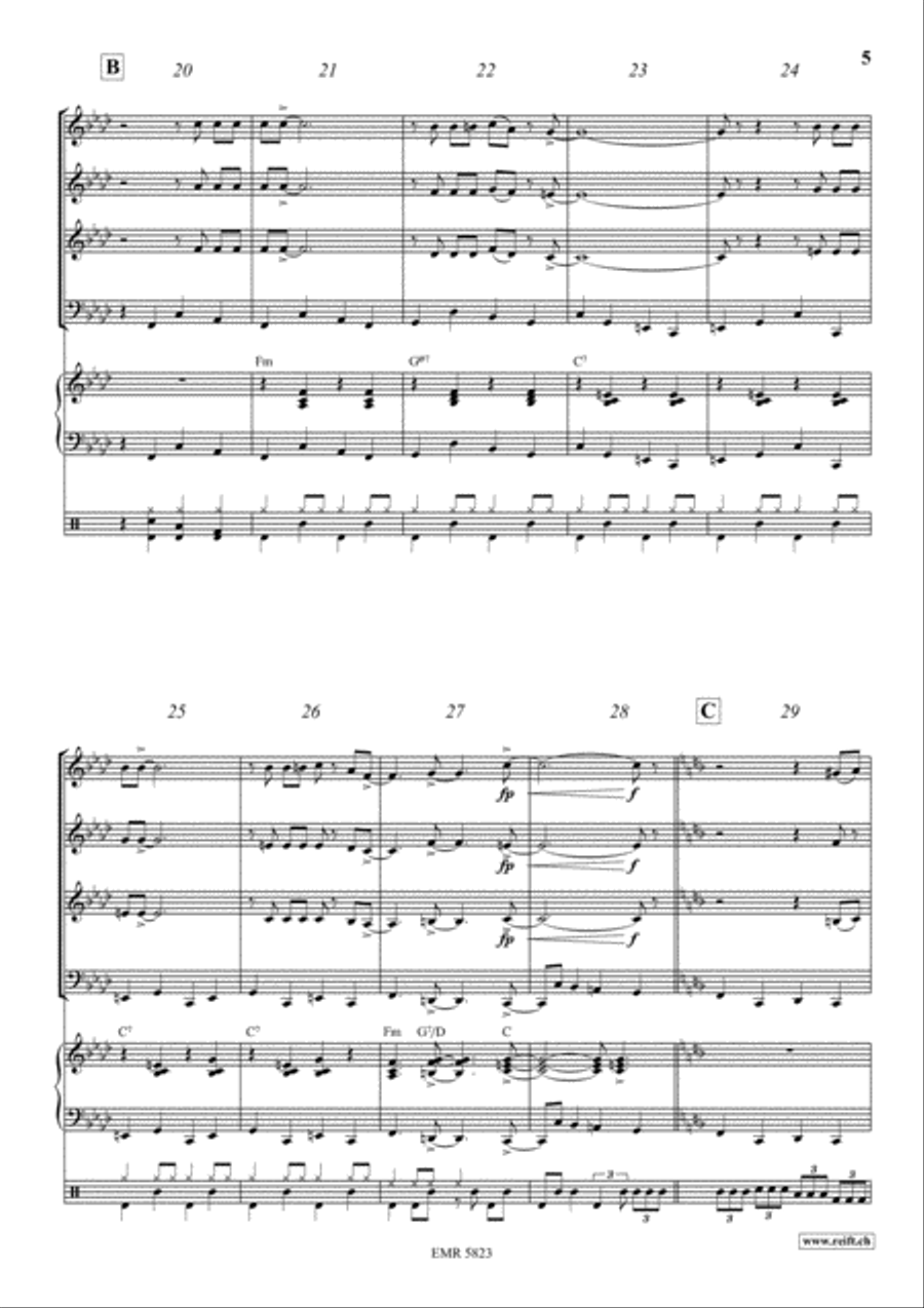 St. Louis Blues Concert Band scores gallery preview page 5