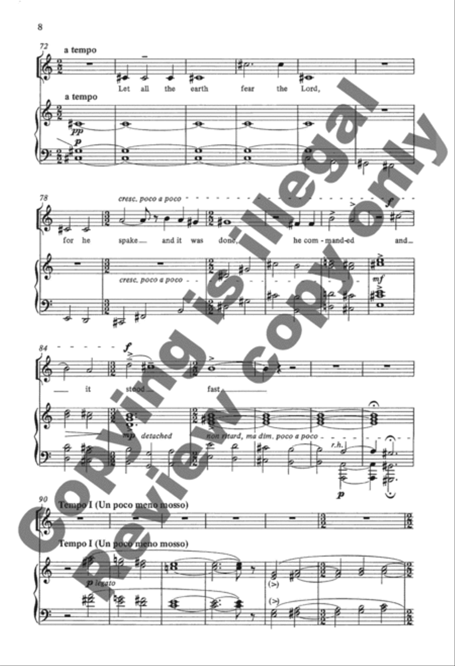 Rejoice In The Lord SSA scores gallery preview page 21
