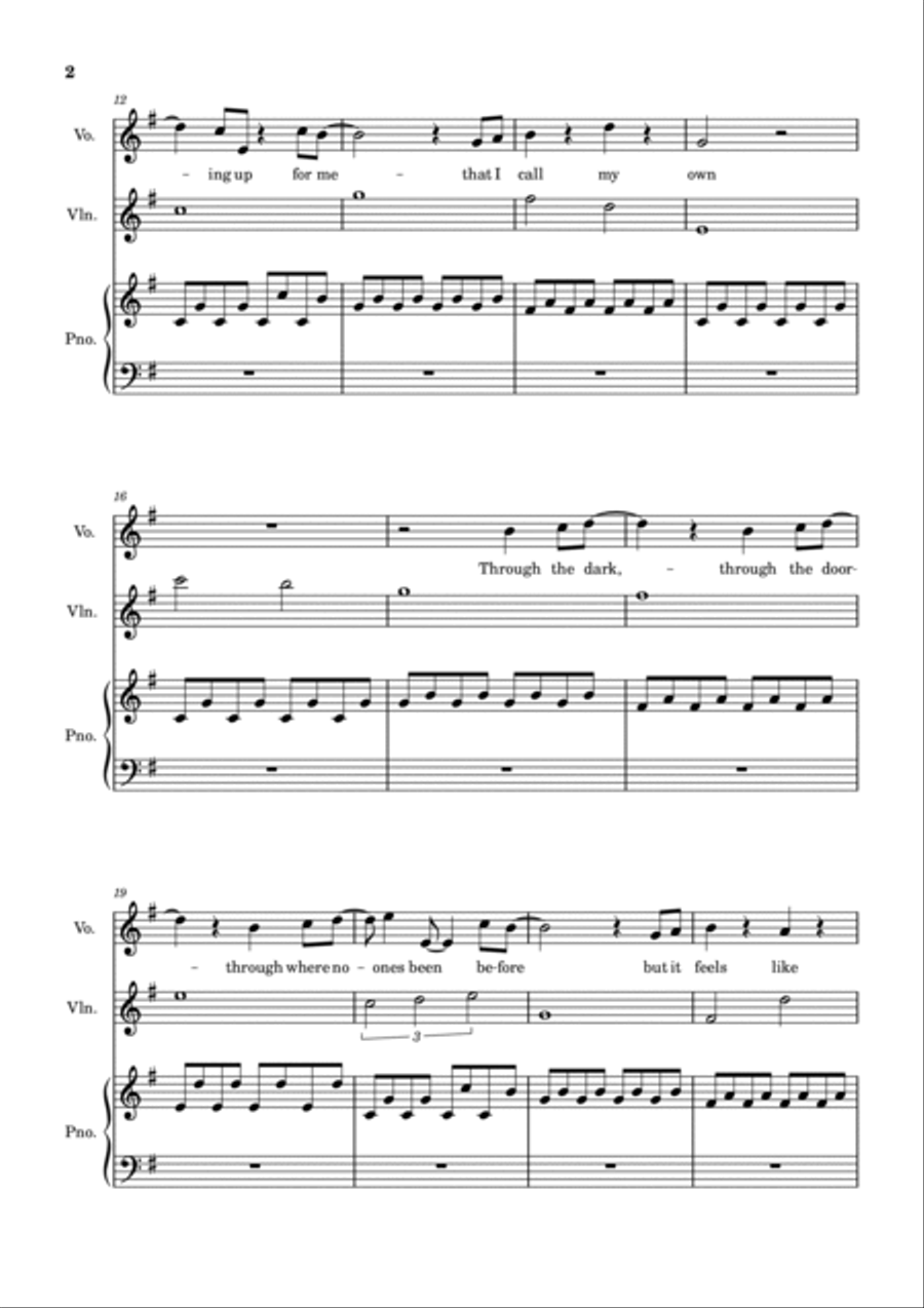 A Million Dreams Voice scores gallery preview page 2