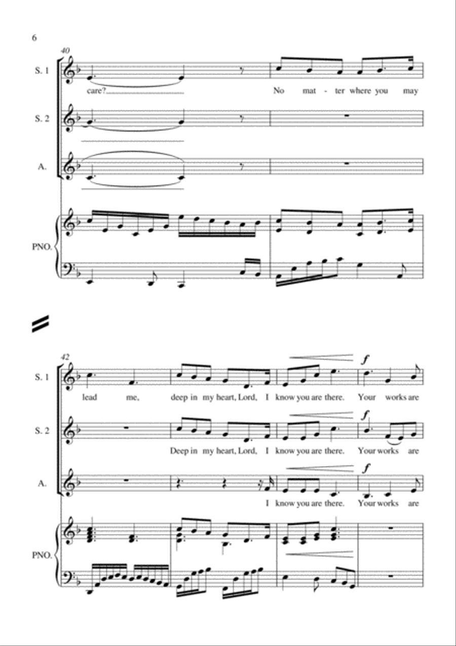 Psalm 139 SSA scores gallery preview page 6