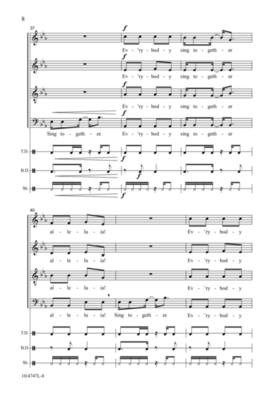 African Psalm African Psalm 4-Part scores gallery preview page 8