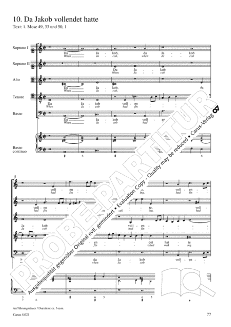 Schein: Israelsbrunnlein. Fontana d'Israel. Complete edition Choir scores gallery preview page 84