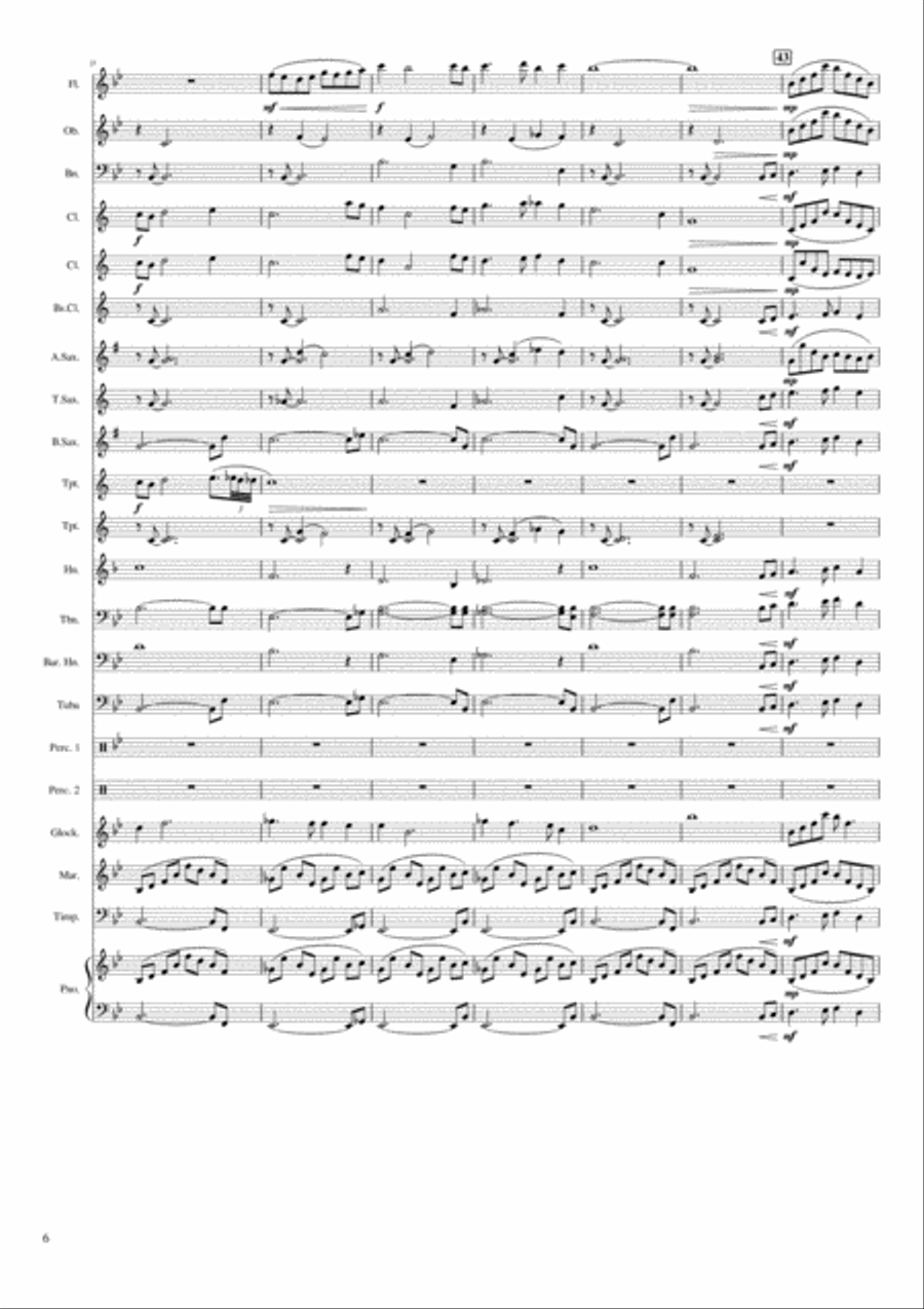 Nostalgia Nostalgia Concert Band scores gallery preview page 6