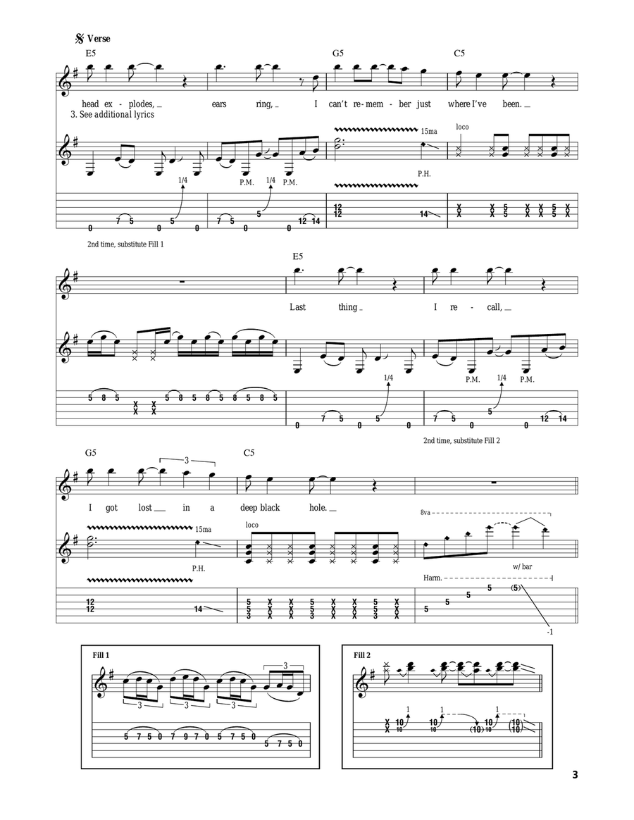 Blackout Acoustic Guitar scores gallery preview page 3