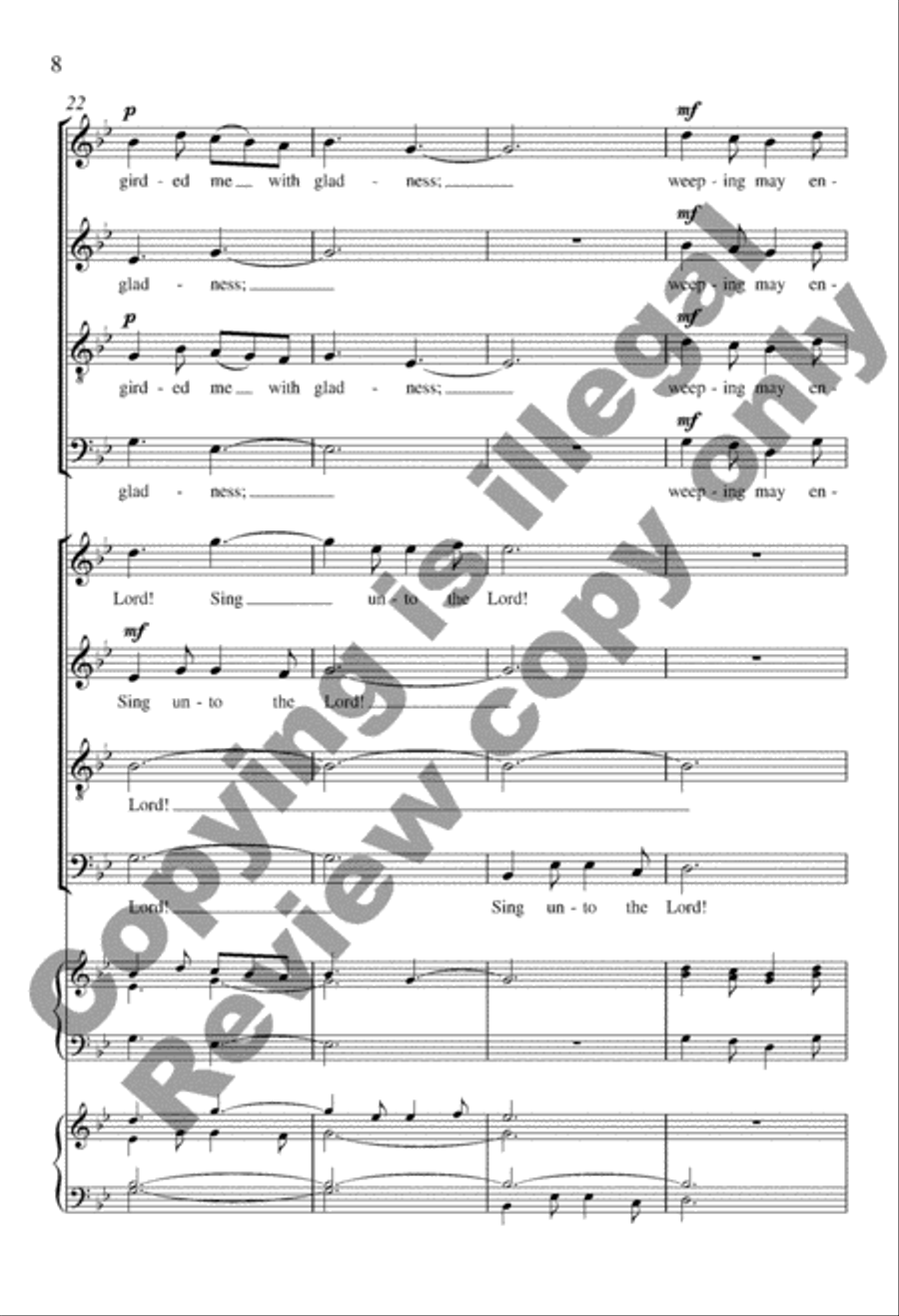 Mourning into Dancing from Suite Remembrance 4-Part scores gallery preview page 7
