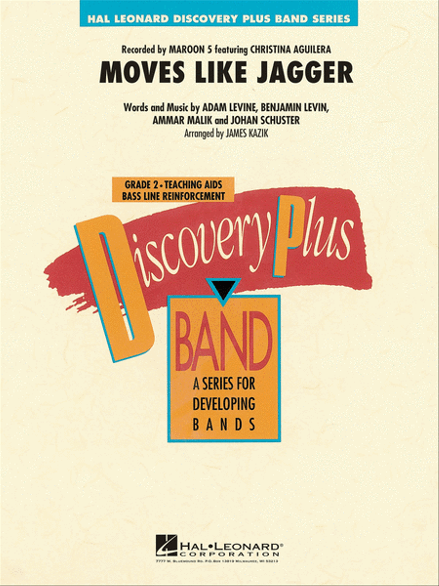 Moves Like Jagger Concert Band scores gallery preview page 1
