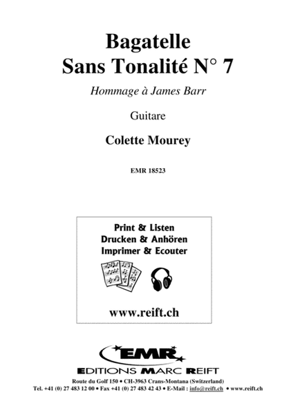 Bagatelle Sans Tonalite No. 7 image number null