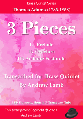 3 Pieces by Thomas Adams