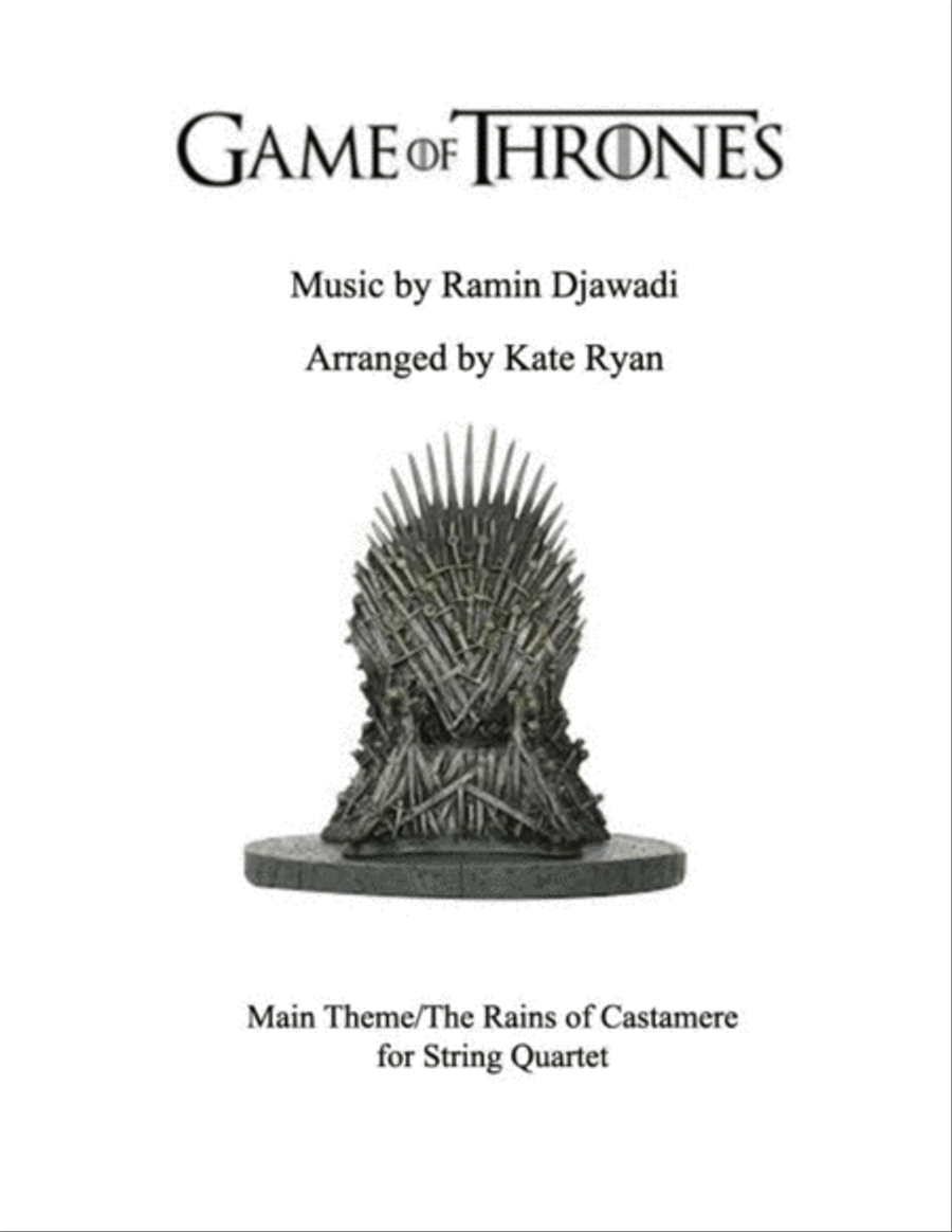Game Of Thrones String Quartet scores gallery preview page 1