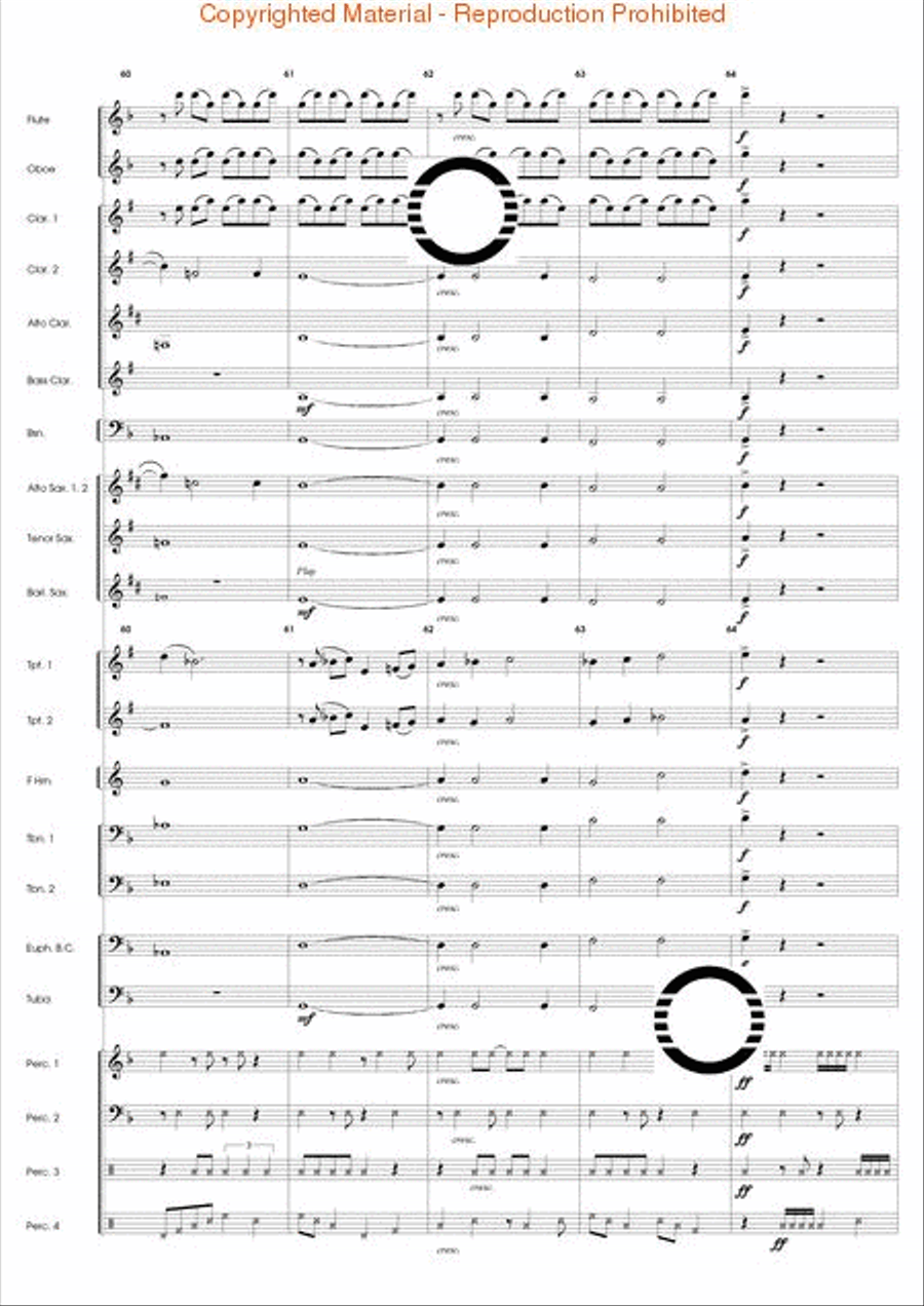 Odyssey for Percussion Odyssey for Percussion Concert Band scores gallery preview page 13