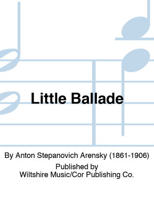 Book cover for Little Ballade