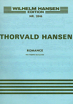Book cover for Thorvald Hansen: Romance for Cornet and Piano