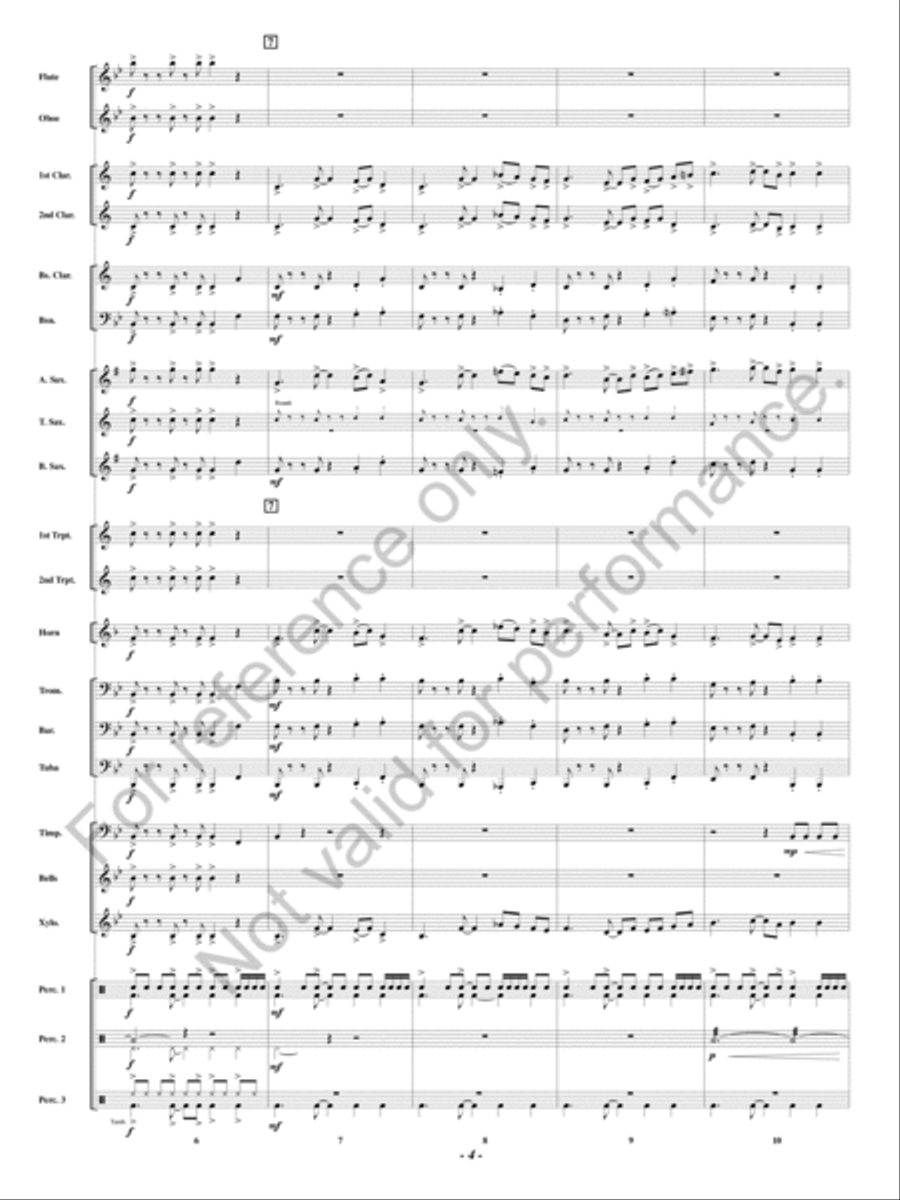 Outrider Outrider Concert Band scores gallery preview page 5