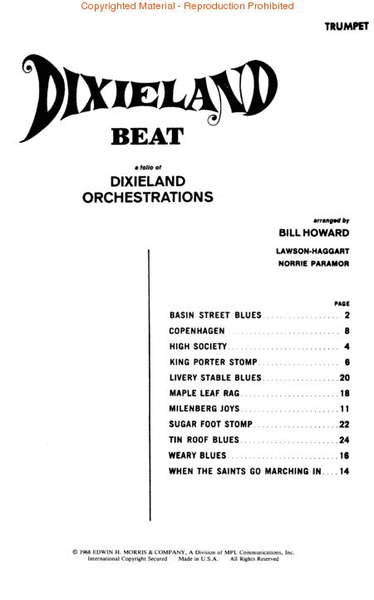 Dixieland Beat No. 1 - Trumpet