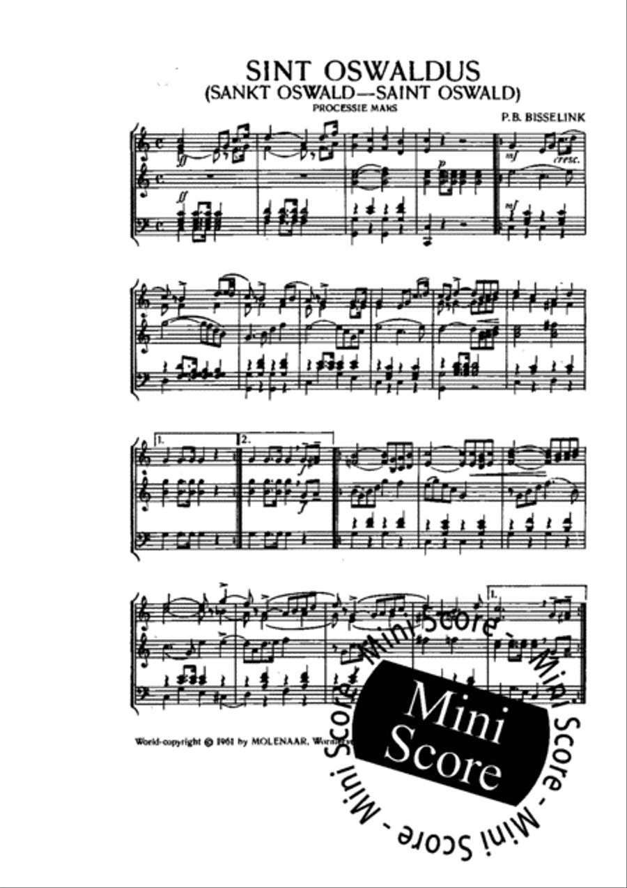 Sint Oswaldus Sint Oswaldus Concert Band scores gallery preview page 4