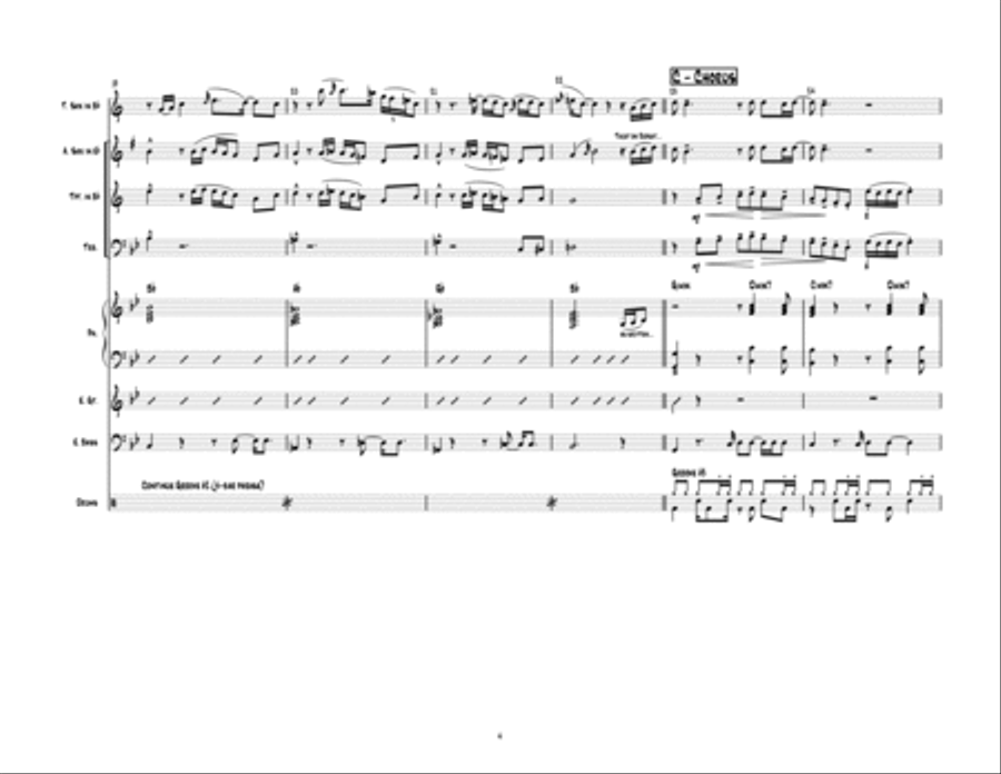 A Rose Is Still A Rose Jazz Ensemble scores gallery preview page 6