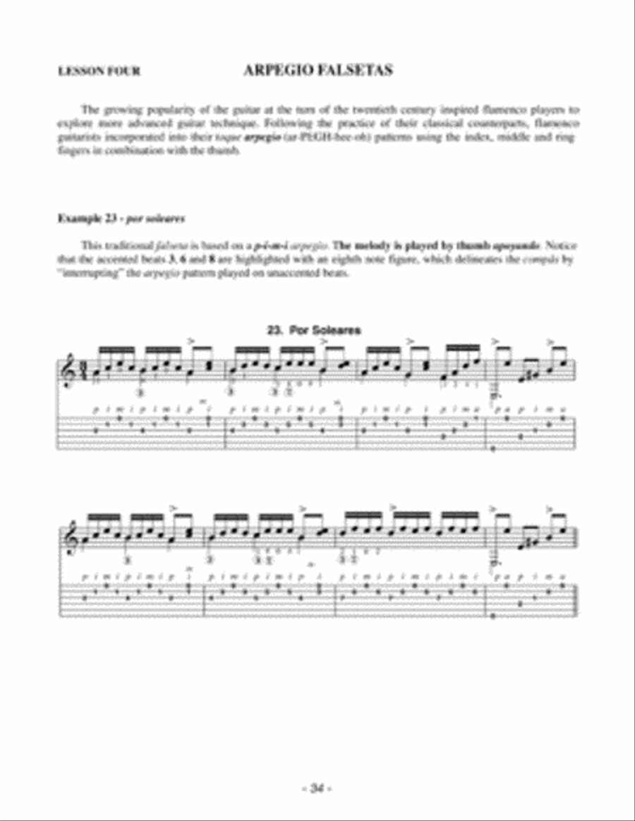 The Keys to Flamenco Guitar Volume 1 Flamenco Guitar scores gallery preview page 3