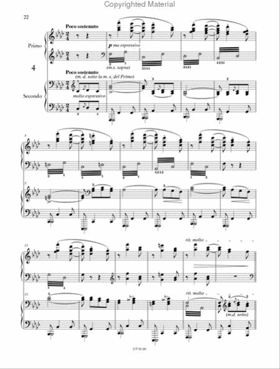 Hungarian Dances for piano, 4-hands Chamber Music scores gallery preview page 4