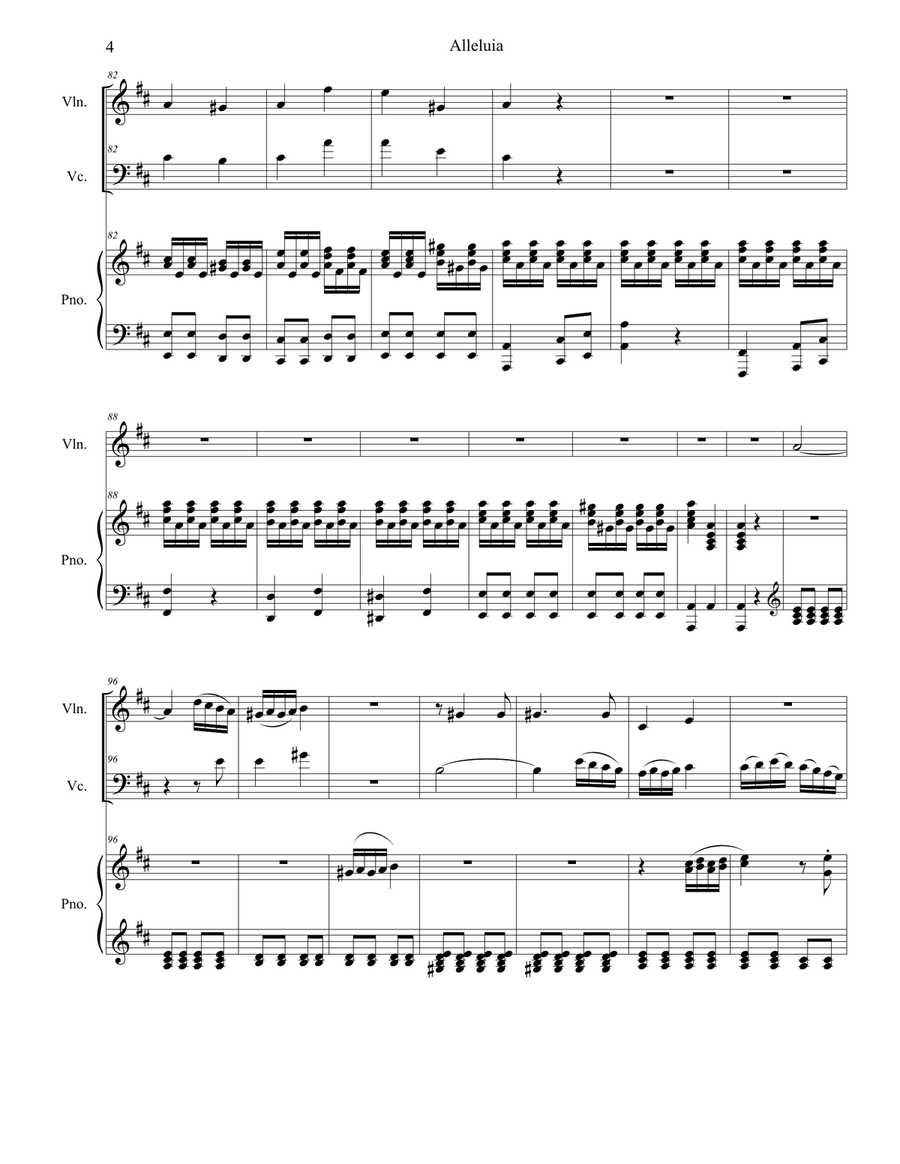 Alleluia (from 