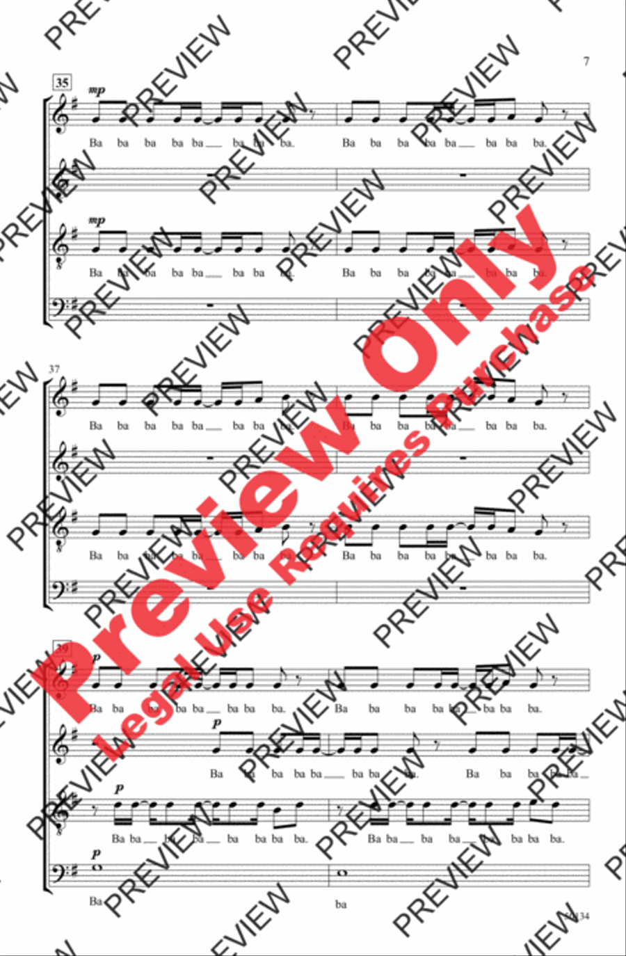 Pulse 4-Part scores gallery preview page 7