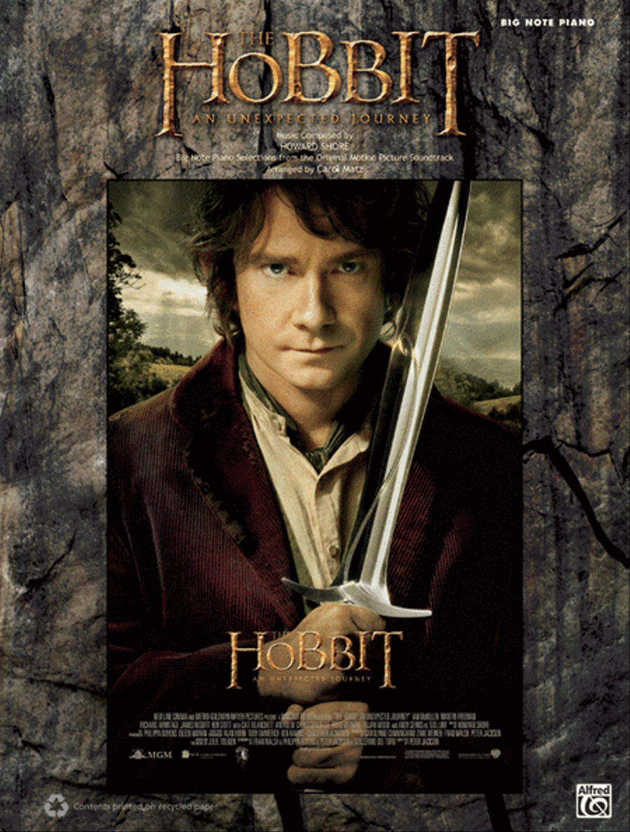 The Hobbit -- An Unexpected Journey Easy Piano scores gallery preview page 1