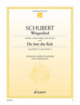 Book cover for Wiegenlied / Du bist die Ruh