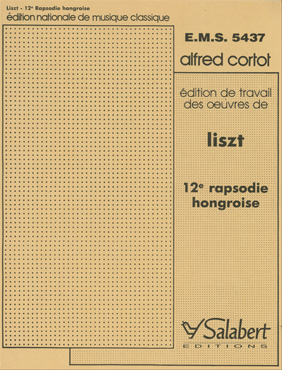 Rhapsodie hongroise n° 12 Piano Solo scores gallery preview page 1
