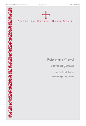 Book cover for Poinsettia Carol: Flores de pascua