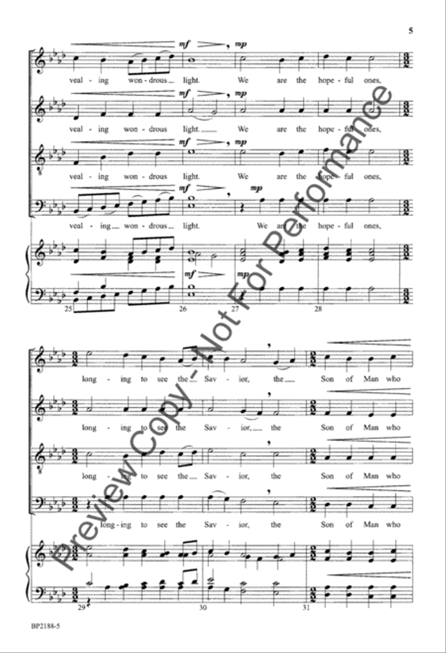 God of the Watching Ones God of the Watching Ones 4-Part scores gallery preview page 6