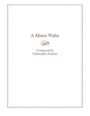 Book cover for A Minor Waltz