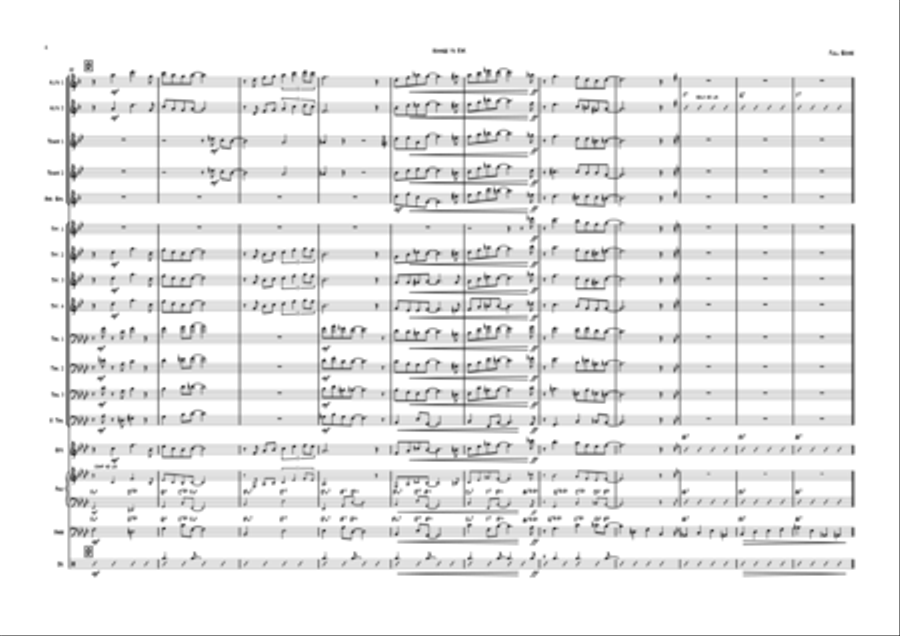 Homage to B.M. Jazz Ensemble scores gallery preview page 4