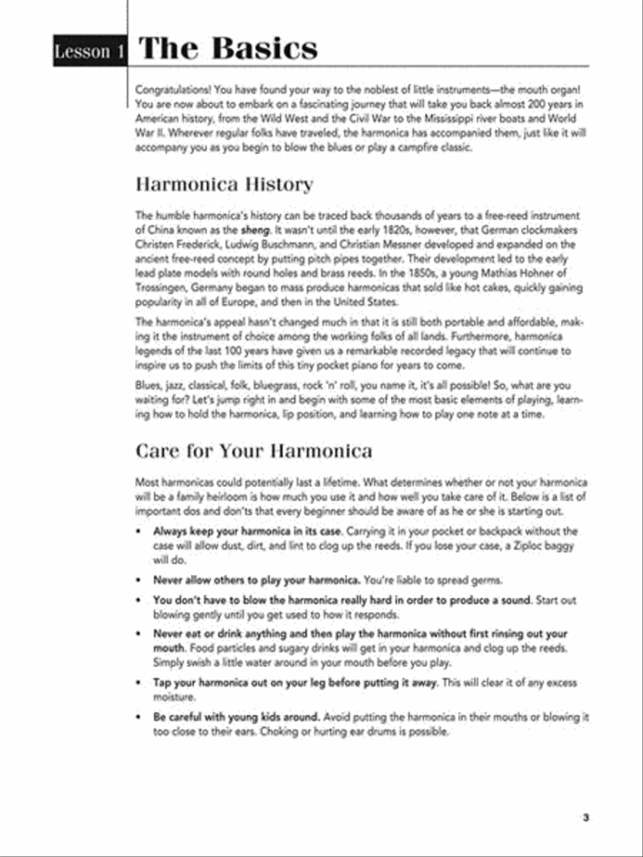 Play Harmonica Today! Play Harmonica Today! Harmonica scores gallery preview page 3