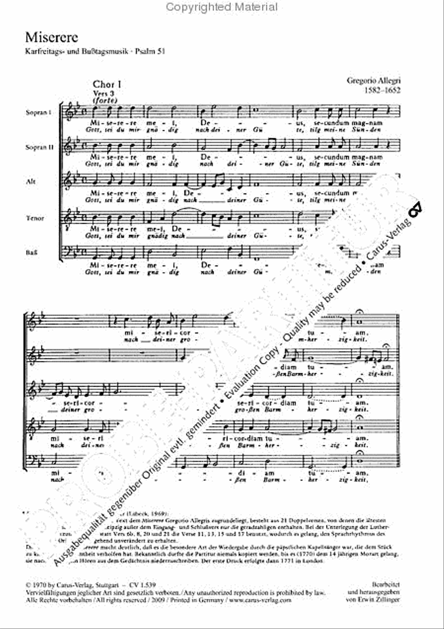 Miserere mei, Deus SSATB scores gallery preview page 2