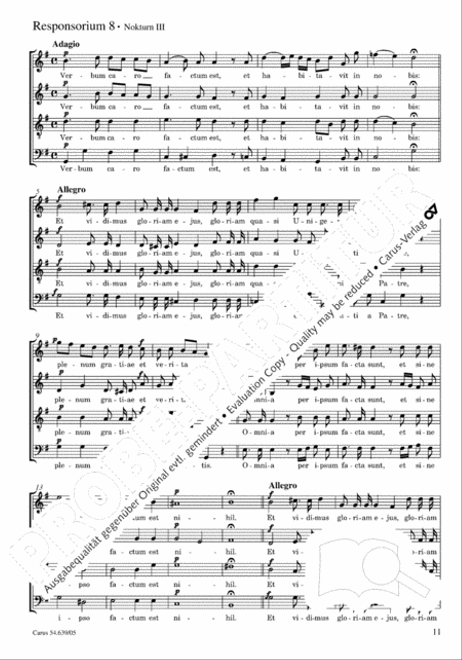 Weihnachtsresponsorien Choir scores gallery preview page 12
