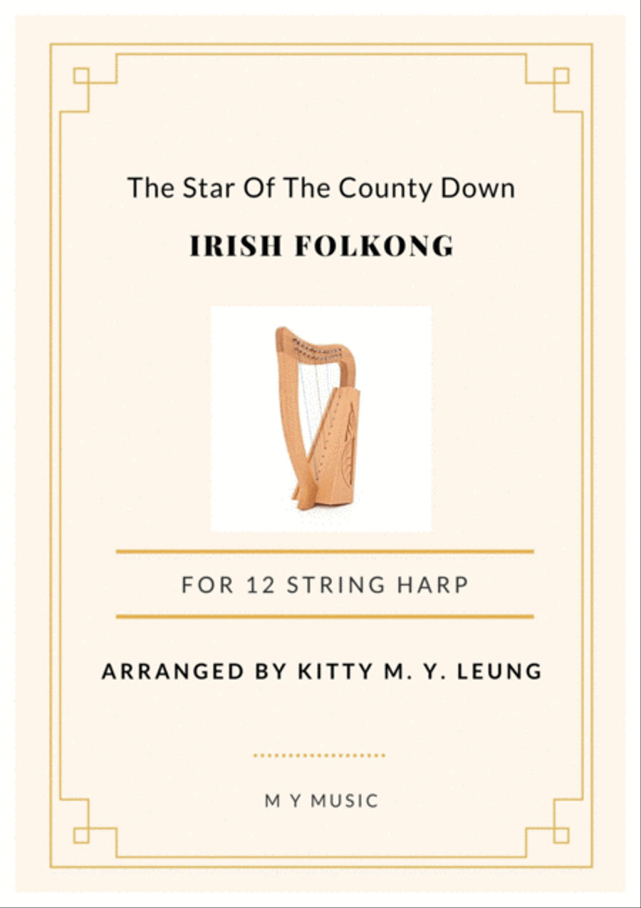 Star of the county down - 12 String Harp Harp scores gallery preview page 1