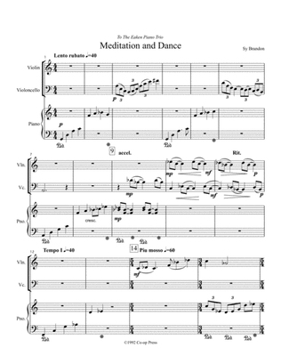 Meditation and Dance for Piano Trio