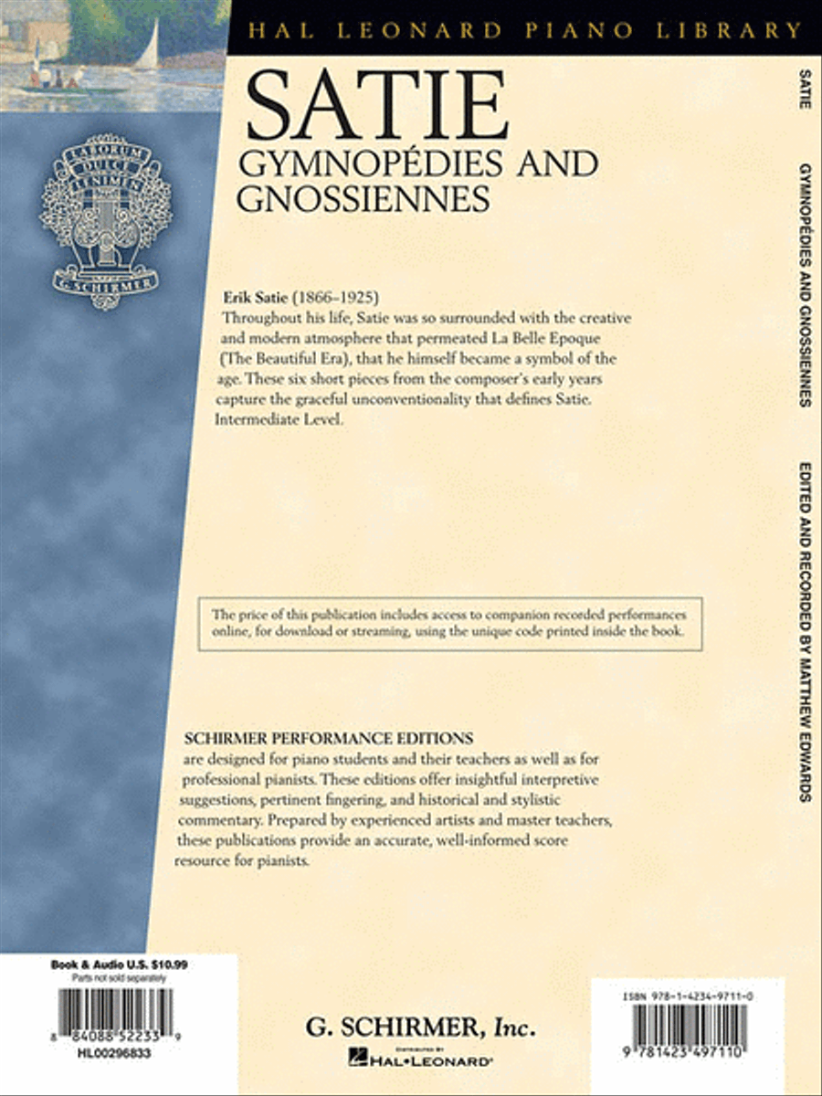 Satie – Gymnopédies and Gnossiennes Piano Solo scores gallery preview page 2