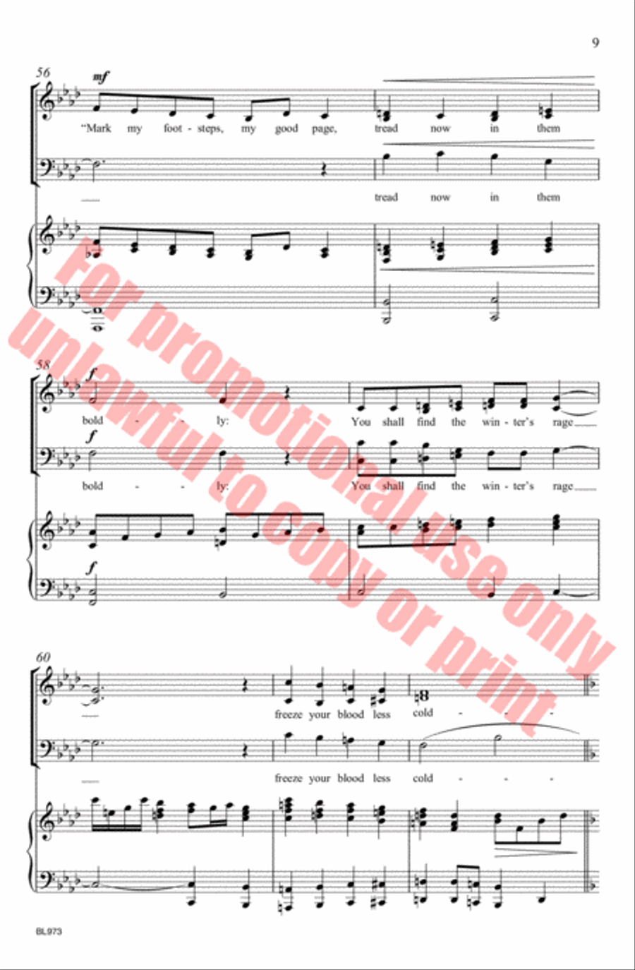 Good King Wenceslas 3-Part scores gallery preview page 10