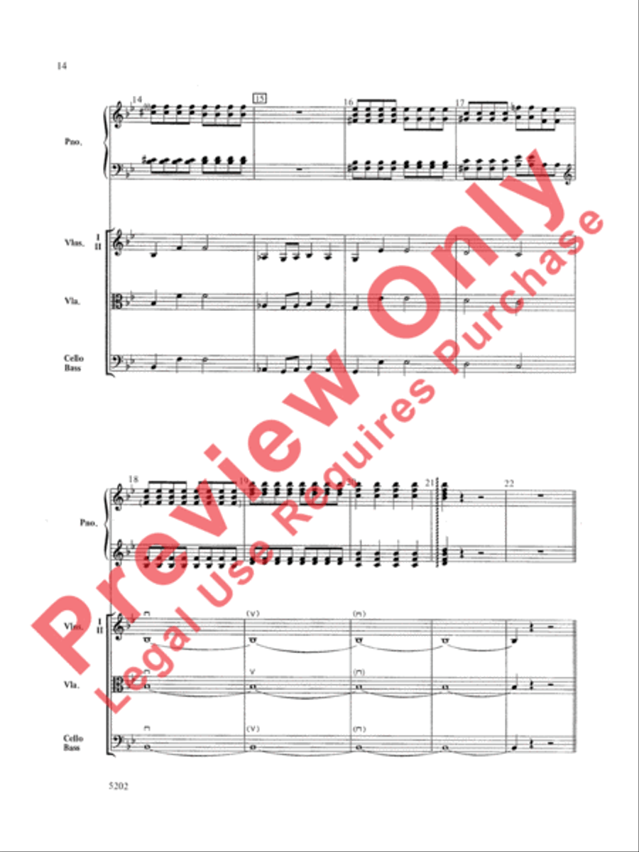 Carnival of the Animals Carnival of the Animals String Orchestra scores gallery preview page 15