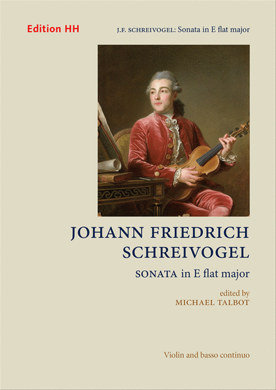 Sonata in E-flat major Violin scores gallery preview page 1