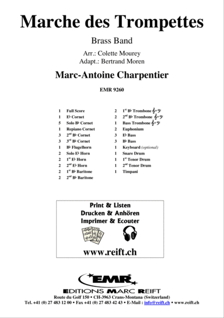 Marche des Trompettes Marche des Trompettes Brass Band scores gallery preview page 2