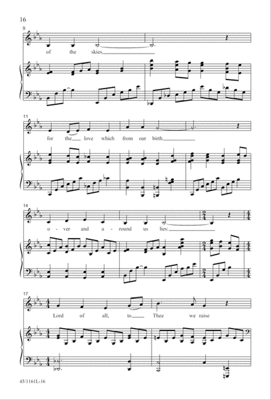 Hymns We Love to Sing Hymns We Love to Sing 3-Part scores gallery preview page 17